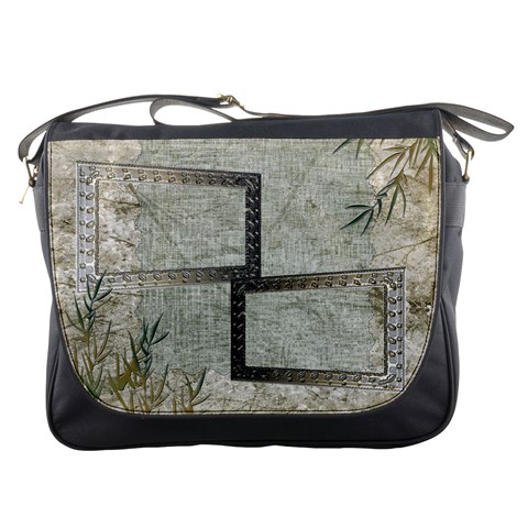 Neutral Shadow Frame Messenger Bag By Ellan Front