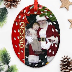 Christmas Memories Filigree Ornament - Ornament (Oval Filigree) Christmas Memories Filigree Ornament - Ornament (Oval Filigree)