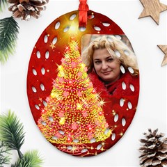 O Christmas Tree Filigree Ornament - Ornament (Oval Filigree) O Christmas Tree Filigree Ornament - Ornament (Oval Filigree)