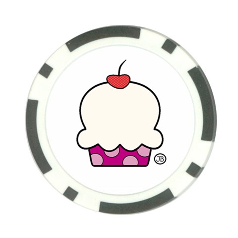 Cupcake Poker Chip By Giggles Corp Back