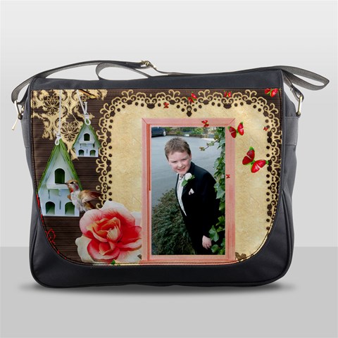 Hummingbird Messenger Bag By Catvinnat Front