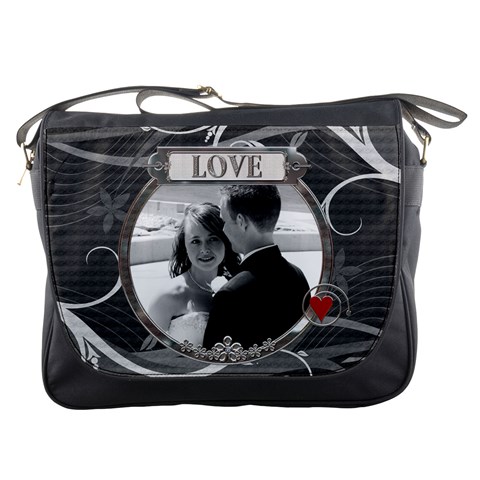 Love Messenger Bag By Lil Front