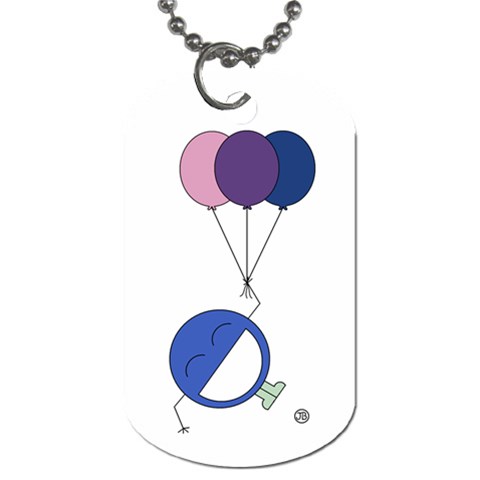 Balloon Dog Tag  By Giggles Corp Front