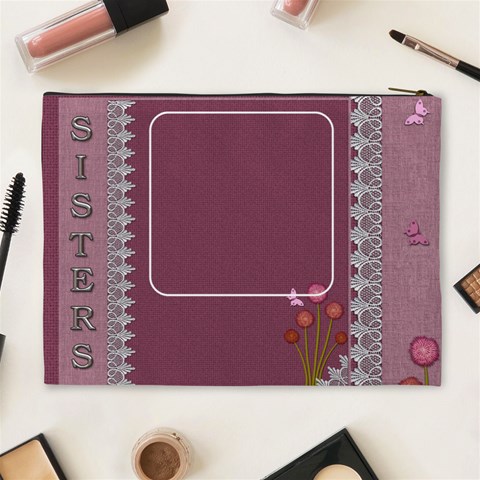 Sisters Xl Cosmetic Bag By Lil Back