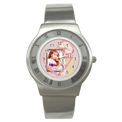 the girl - Stainless Steel Watch