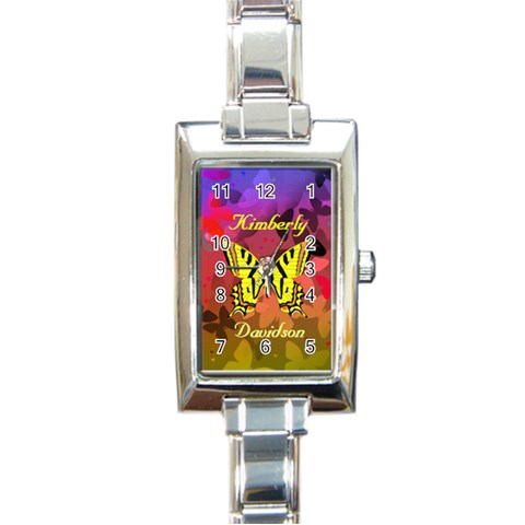 Butterfly Shadows Watch By Kim Blair Front