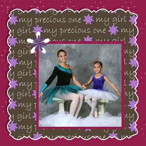 Sibling Dance 2012 By Deanne Cresswell 12 x12  Scrapbook Page - 1