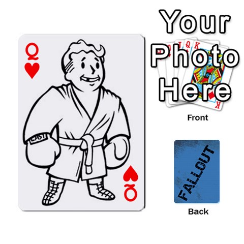 Queen Falloutdeckcustom By Brianna Front - HeartQ
