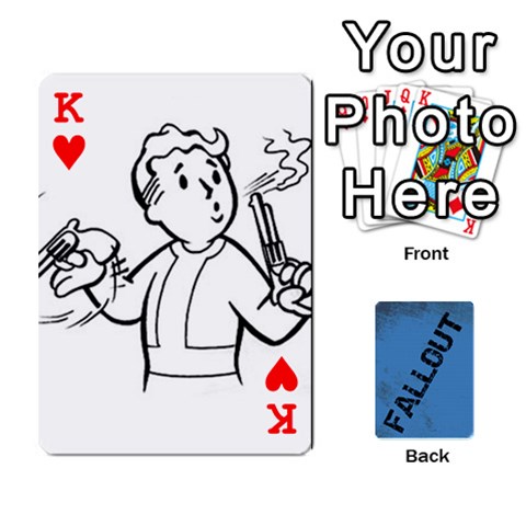 King Falloutdeckcustom By Brianna Front - HeartK