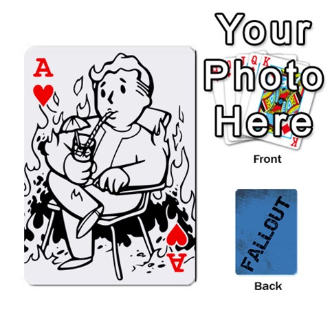 Ace Falloutdeckcustom By Brianna Front - HeartA