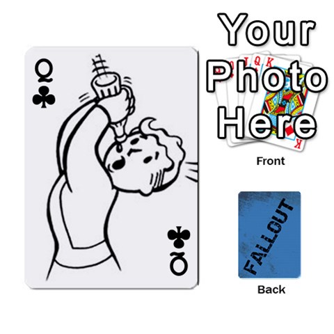 Queen Falloutdeckcustom By Brianna Front - ClubQ