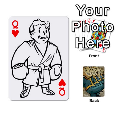 Queen Falloutdeckcustoma By Brianna Front - HeartQ