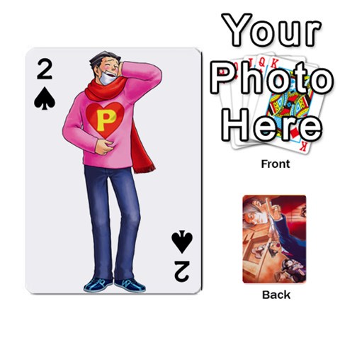 Phoenix Wright Deck By Gold Front - Spade2