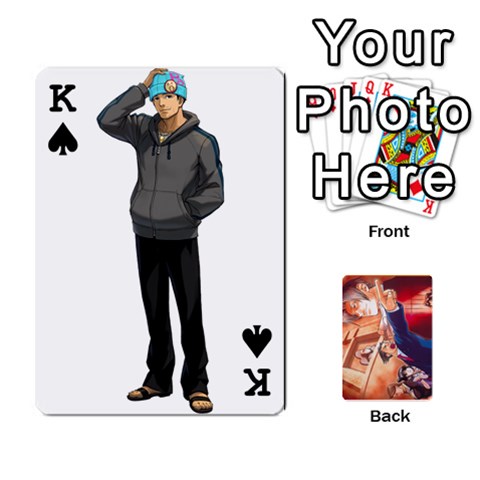 King Phoenix Wright Deck By Gold Front - SpadeK