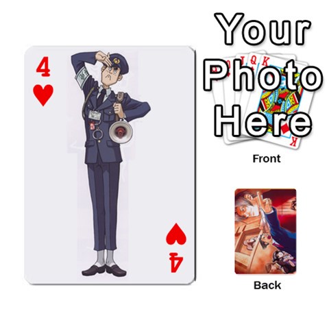 Phoenix Wright Deck By Gold Front - Heart4