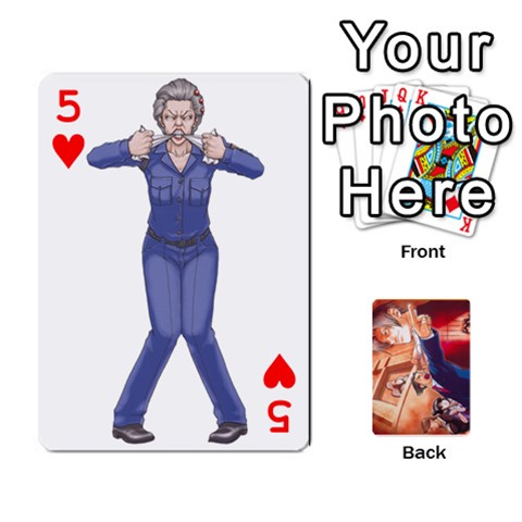 Phoenix Wright Deck By Gold Front - Heart5