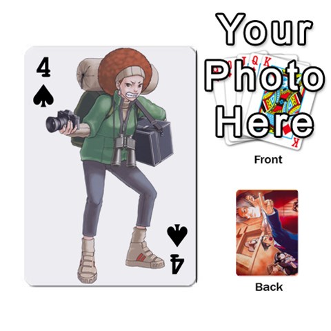 Phoenix Wright Deck By Gold Front - Spade4