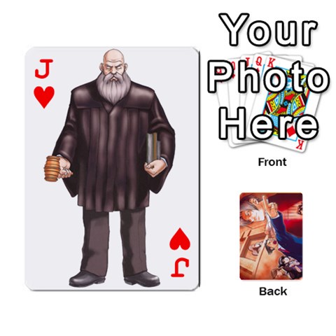Jack Phoenix Wright Deck By Gold Front - HeartJ