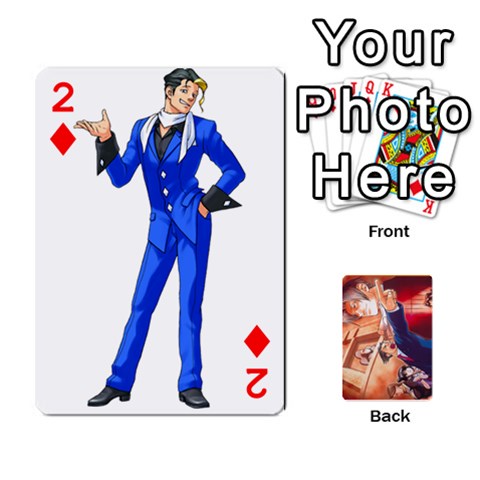 Phoenix Wright Deck By Gold Front - Diamond2