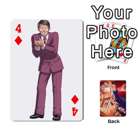 Phoenix Wright Deck By Gold Front - Diamond4