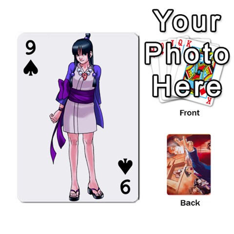 Phoenix Wright Deck By Gold Front - Spade9