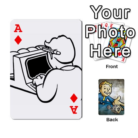 Ace Falloutdeckcustomd By Brianna Front - DiamondA