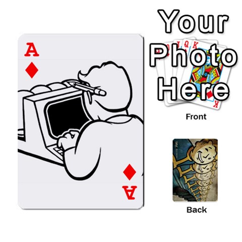 Ace Falloutdeckcustome By Brianna Front - DiamondA