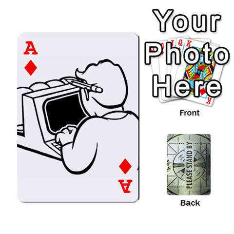 Ace Falloutdeckcustomg By Brianna Front - DiamondA
