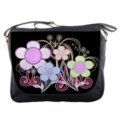 Floral Messenger Bag