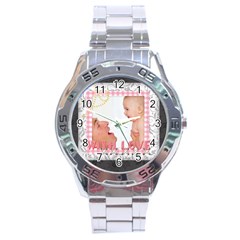 with love - Stainless Steel Analogue Watch with love - Stainless Steel Analogue Watch