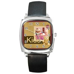 kids - Square Metal Watch