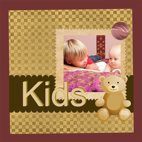 Kids By Joely 8 x8  Scrapbook Page - 1