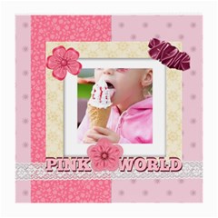 pink world - Medium Glasses Cloth