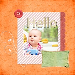 hellow - ScrapBook Page 12  x 12 