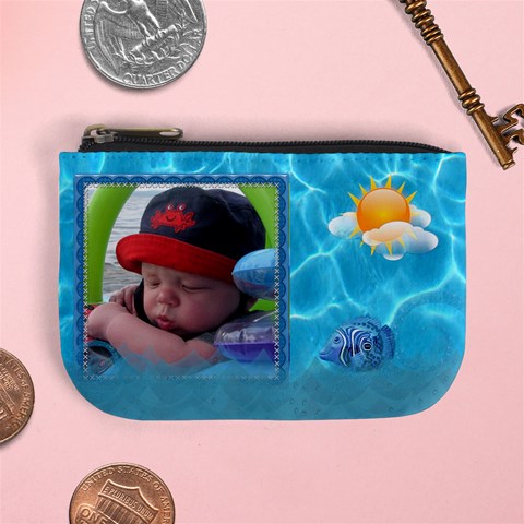 Water Fun Mini Coin Purse By Lil Front