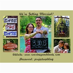 Save the Date Final - 5  x 7  Photo Cards