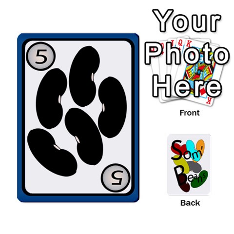 Cards For Som  Beans By Stuart Front - Heart2