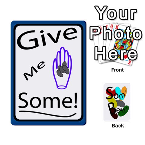 Cards For Som  Beans By Stuart Front - Spade5