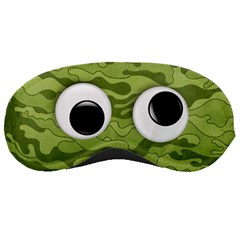 Camo, camouflage- goofy eyes sleeping mask - Sleep Mask