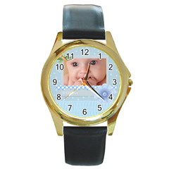 baby boy - Round Gold Metal Watch baby boy - Round Gold Metal Watch
