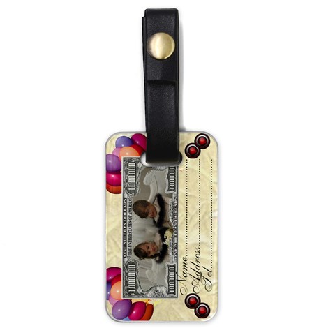 Million Dollars Luggage Tag By Malky Front
