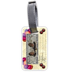 million dollars luggage tag - Luggage Tag (one side)