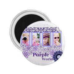 purple world - 2.25  Magnet