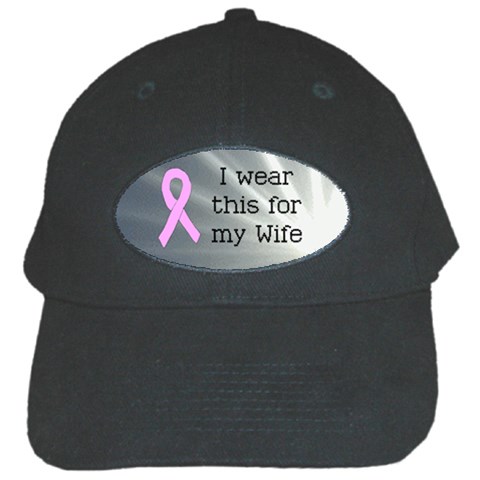 Black Breast Cancer Hat By Kim Blair Front