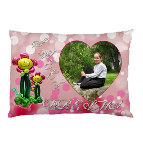 Sweet Dreams Cherie By Malky 26.62 x18.9  Pillow Case