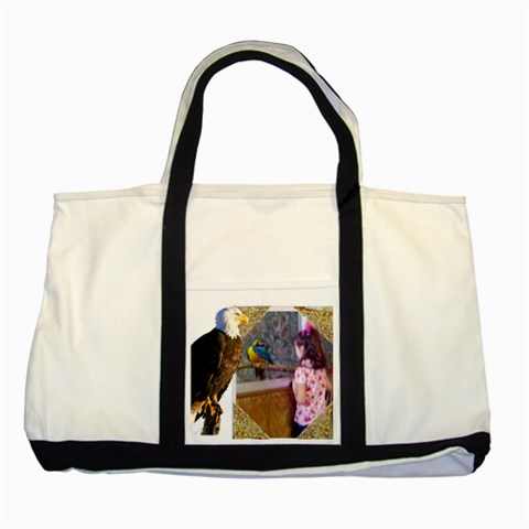 Eagle Two Tone Tote Bag By Kim Blair Front