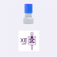 Chi Epsilon Stamp - Rubber Stamp Round (Small)