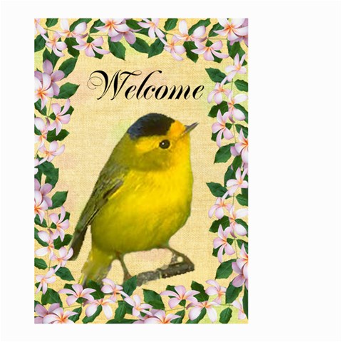 Wilson Warbler Gardene Flag Large By Kim Blair Front