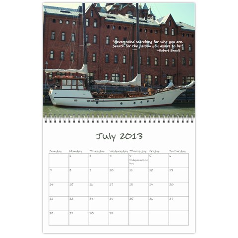 2013 Sam Fisher 18 Month Calendar By Alina Waring Jul 2013