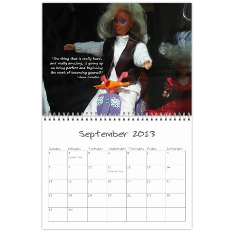 2013 Sam Fisher 18 Month Calendar By Alina Waring Sep 2013